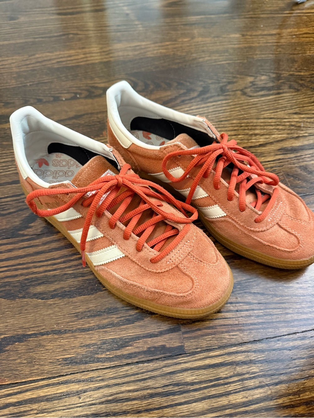 adidas spezial red / burnt Orange Suede Sneakers